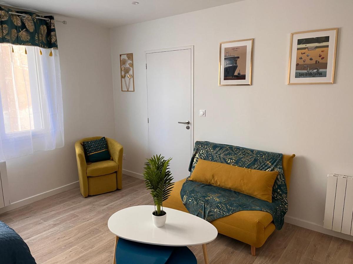 סן נזאר Studio Cosy Avec Terrasse, Proche Chantiers Et Airbus מראה חיצוני תמונה